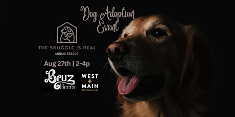 Dog Adoption Event & Fundraiser for The Snuggle Is Real Animal Rescue primary image