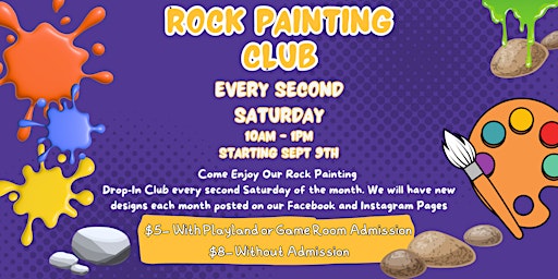 Imagem principal do evento BAP Rock Painting Drop-In Club