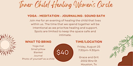 Inner Child Healing Women's Circle primary image