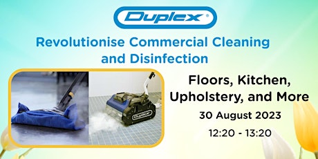Hauptbild für Spring Webinar: Revolutionise Commercial Cleaning and Disinfection
