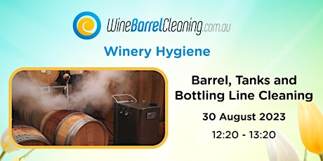 Spring Webinar: Wine Barrel, Tanks and Bottling Line Cleaning primary image