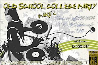 Old School College Party II primary image