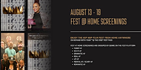 Imagen principal de @ The Crib | Hip Hop Film Festival Fest at Home Pass