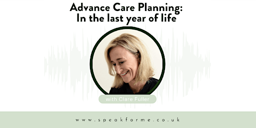 Hauptbild für Advance Care Planning: In the last year of life.