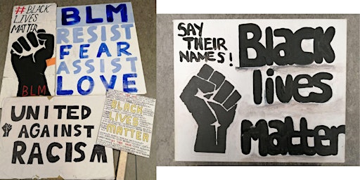 Imagen principal de Black Lives Matter Placards - Reflection