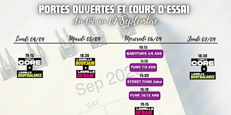 Hauptbild für Cours d'essais- Portes Ouvertes du 04 au 07/09/2023- Evreux