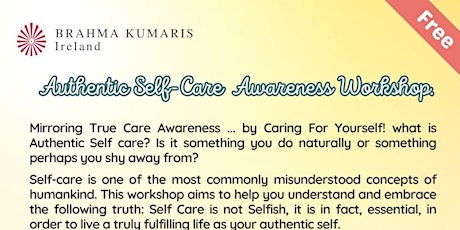 Hauptbild für Authentic Self Care Awareness Workshop