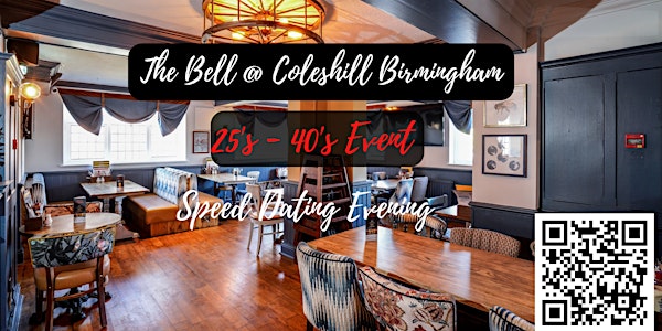 25-40's Speed Dating Evening in Coleshill