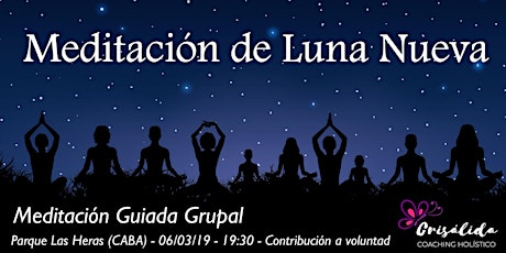 Imagen principal de Meditación Grupal de Luna Nueva Marzo