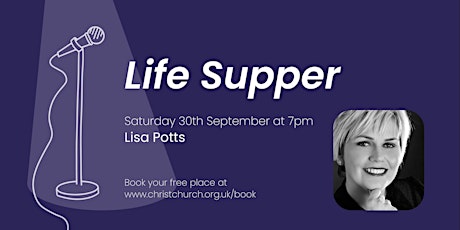 Imagem principal do evento Life Supper with Lisa Potts