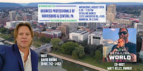 Primaire afbeelding van AUGUST Networking: "Business Professionals of Harrisburg & Central PA"