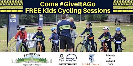Come #GiveItAGo, FREE Kids Cycling Session at Zetland Park primary image