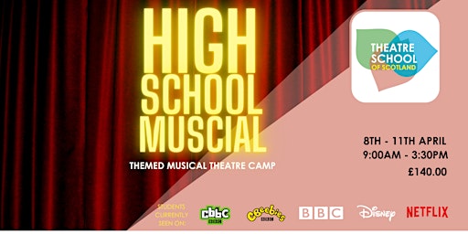 TSOS ||HIGH SCHOOL MUSICAL EASTER CAMP primary image