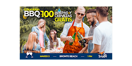Colombian Bbq, 100 arepas y 100 cervezas gratis primary image