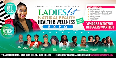 Immagine principale di LADIES 1ST NATURAL BEAUTY, HEALTH & WELLNESS EXPO 