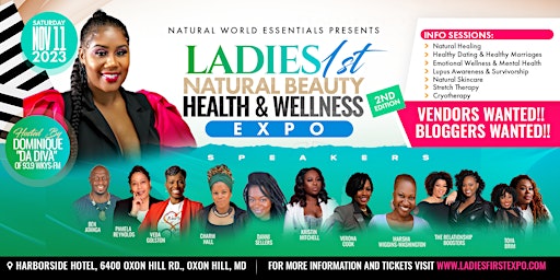 LADIES 1ST NATURAL BEAUTY, HEALTH & WELLNESS EXPO  primärbild