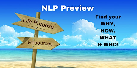NLP Talk: WHY? HOW? WHAT? WHO? primary image