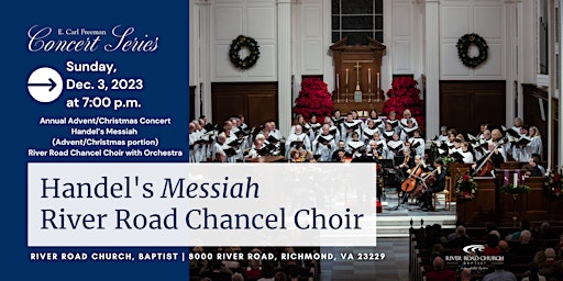 "Messiah"—River Road Chancel Choir with Orchestra—Annual Christmas Concert primary image