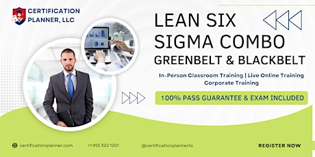New Lean Six Sigma Green & Black Belt Combo Certification - Indianapolis