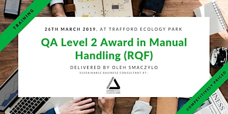 Qualsafe QA Level 2 Award in Manual Handling primary image