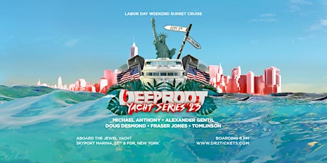 Image principale de Labor Day Weekend Sunset Cruise w/ Deep Root Records