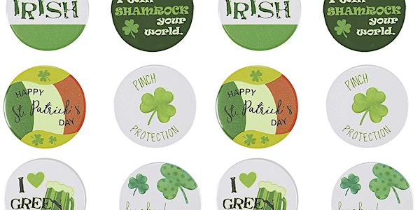 St. Patrick's Day Button Class