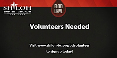 Imagem principal de Blood Drive Volunteers