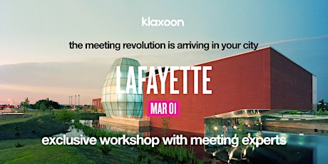 Image principale de Join Klaxoon for our TeamWork Tour welcome breakfast in Lafayette