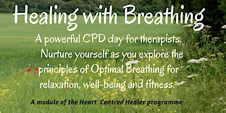 Healing with Breathing (CPD workshop for therapists) primary image