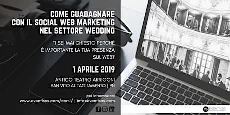 COME GUADAGNARE CON IL SOCIAL WEB MARKETING NEL  SETTORE WEDDING primary image