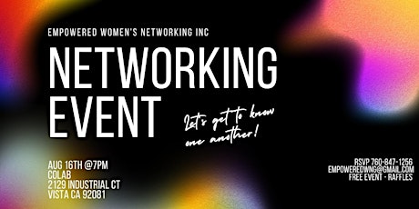 Image principale de Empowered Women's Business Mixer Networking Event