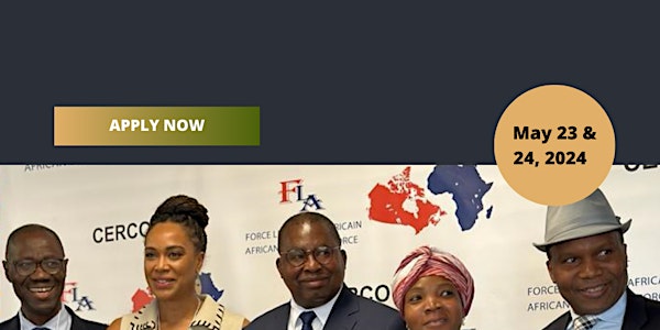 En présentiel - Forum Canada Afrique sur le Commerce et l'Investissement