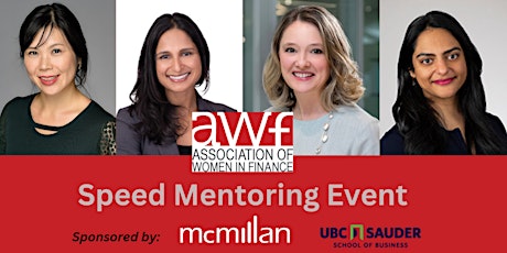 Imagen principal de AWF Speed Mentoring Event