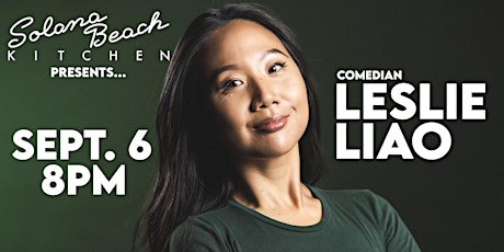 Imagen principal de Comedy Night: Leslie Liao at Solana Beach Kitchen