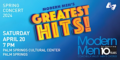 Modern Men's Greatest Hits, by Modern Men, Saturday, April 20, 2024 primary image