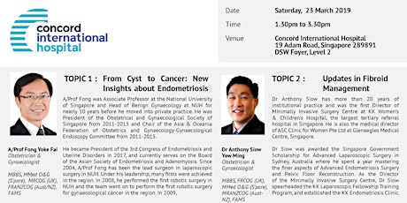 CME Lecture 23 March 19 (Sat), 1.30pm to 3.30pm  | 2 CME Points Accredited primary image