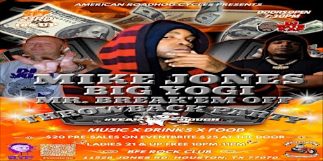Mike Jones & Big Yogi Live In Concert Throwback Party primary image