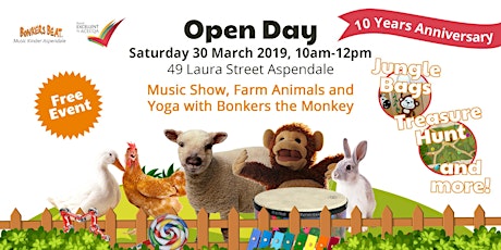 Open Day at Bonkers Beat Music Kinder primary image