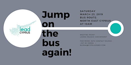 Jump on the Bus!  North-East Cyprus Edition (Powered by LEAD Cyprus) primary image