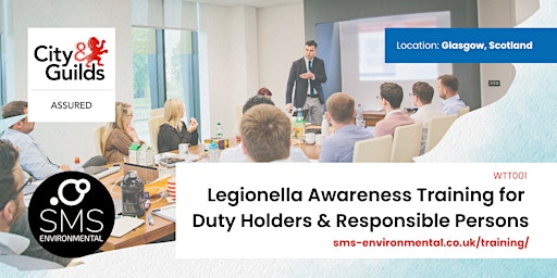 Imagem principal de City & Guilds Assured -  Legionella Training for Responsible Persons