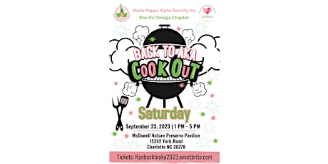 Rho Psi Omega - Back to AKA Cookout primary image