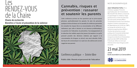 Cannabis, risques et prévention : rassurer et soutenir les parents primary image