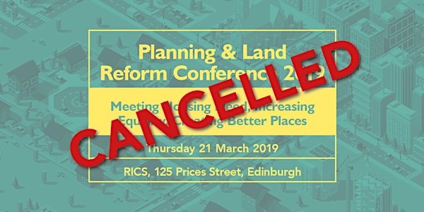 Planning & Land Reform Conference 2019