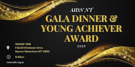 AIDN NT Gala Dinner and Young Achiever Award 2023 primary image