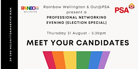 Imagen principal de Professional Networking Drinks with Out@PSA and Rainbow Wellington