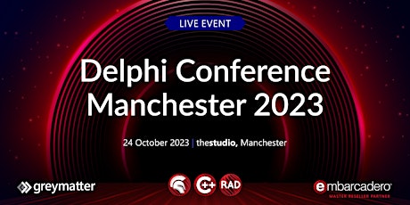 Imagen principal de Delphi Conference Manchester 2023