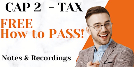 Primaire afbeelding van CAP 2 - Taxation - How to Pass