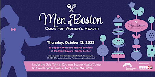 Imagem principal do evento Men of Boston Cook for Women's Health 2024