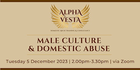 Male Culture and Domestic Abuse primary image