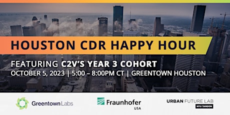 Houston CDR Happy Hour - Featuring C2V's Year 3 Cohort primary image